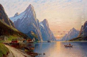 Abendstimmung Im Fjord