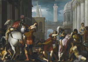 The Abduction Of The Sabine Women by Jacopo Ligozzi