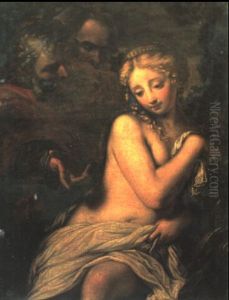Susanna Und Die Beiden Alten by Jacopo Ligozzi