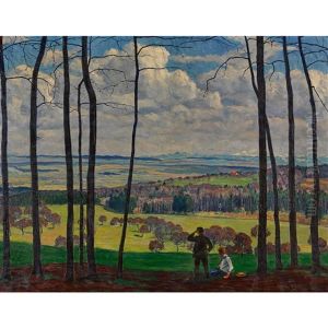Blick Vom Zurichberg by Walter Lilie