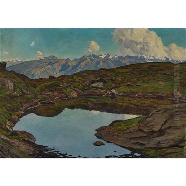 Berglandschaft Mit Kleinem See - view 1