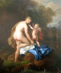 Venus And Cupid by Hendrik van Limborch