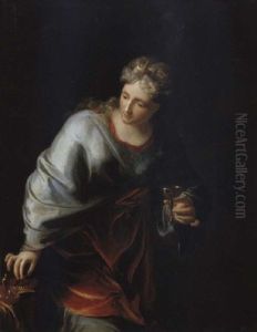 Artemisia, Konigin Von Karien, Mit Der Urne Ihres Gemahls Mausolos