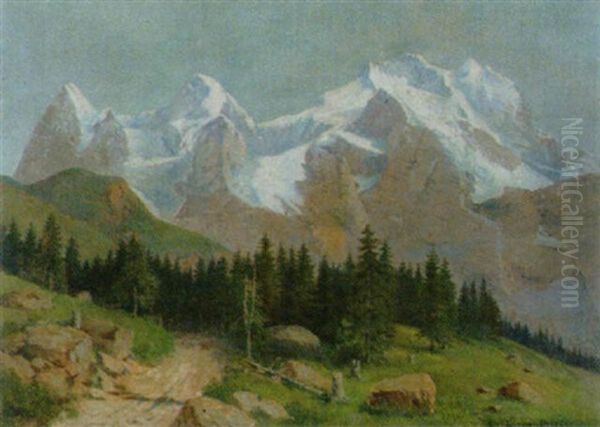 Sicht Auf Eiger, Monch Und Jungfrau - view 1