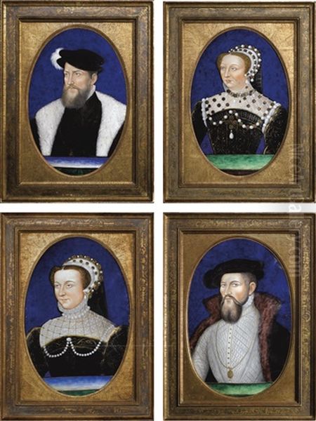 Anne De Montmorency (1493-1567) Catherine De Medicis (1519-1589) Elisabeth De Valois (1545-1568) Jacques De Thiennes - view 1
