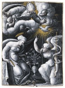The Annunciation by Leonard Limosin