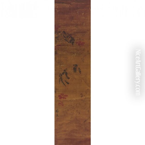 A Chinese Painting Of Birds And Flowers - view 1