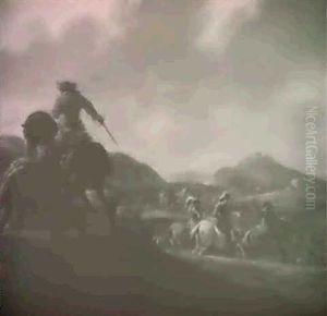 A Cavalry Skirmish by Hans Lin