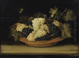 Coupe De Raisins Sur Un Entablement