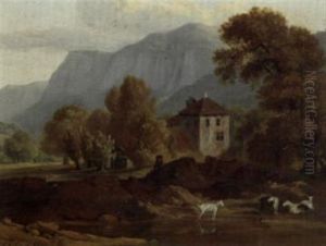 Vue Pres La Roche Et Du Brezon En Savoy