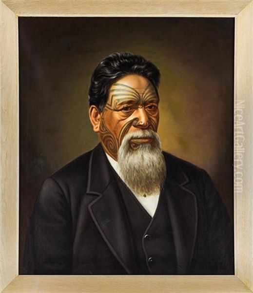 Portrait Of Wiremu Tako Ngatata - view 1