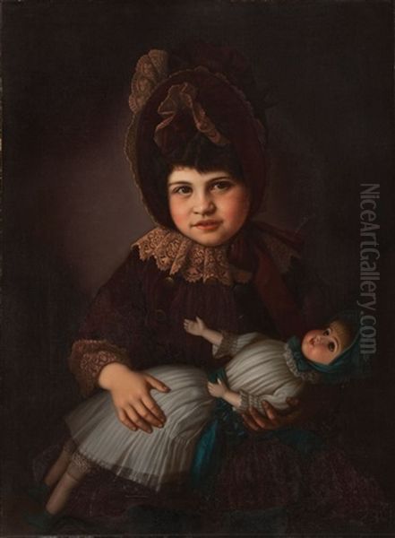 Portrait Of Myra Lindauer Graham Nee Partridge, Henry Partridge's Daughter - view 1