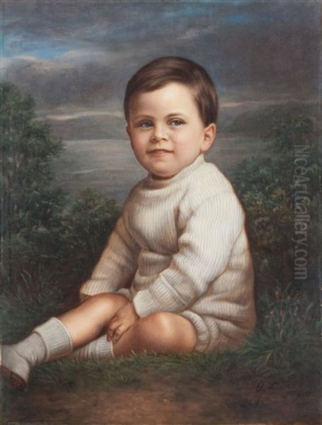 Portrait Of Alan Lindauer Graham, Henry Partridge's Grandson - view 1