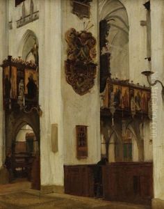 Kircheninterieur, St. Marien In Lubeck