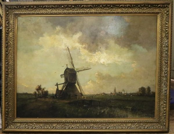 Molen In Hollands Weidelandschap - view 1