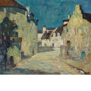 The Village Road by Ossip Leonovitch Linde
