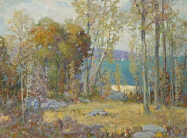 Coastal View Through The Trees - view 1