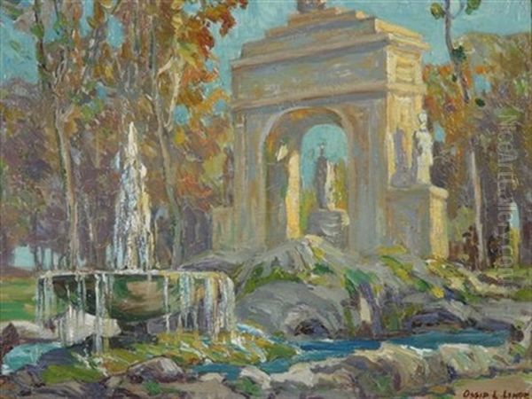Fountains - Borghese Garden, Rome - view 1