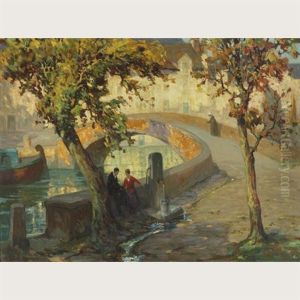 At The Well, Venice by Ossip Leonovitch Linde