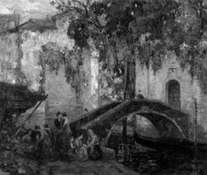 Market Day, Venice by Ossip Leonovitch Linde