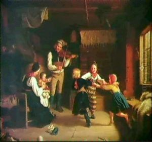 Sondagsafton I En Dalstuga by Amalia Lindegren