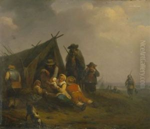 Szenen Aus Dem Feldlager (pair)