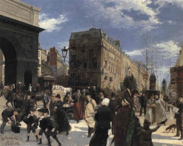 Les Grands Boulevards, La Porte St. Martin, Paris - view 1