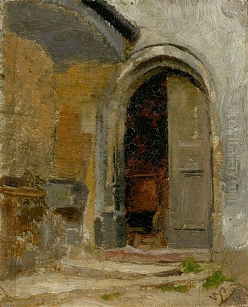 Entry To A House In Hall In Tirol - view 1