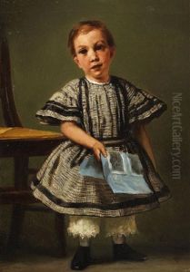 Portrat Eines Kindes by Wilhelm von Lindenschmit the Younger