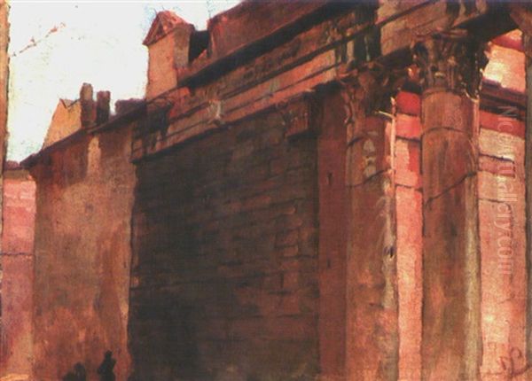 Faustina-tempel In Rom - view 1