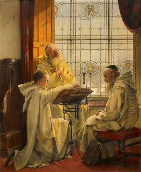 Monks At Prayer - view 1
