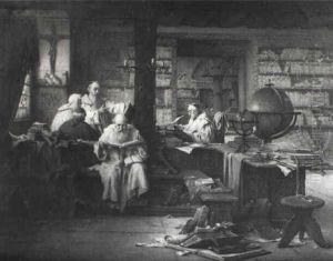 In Der Bibliothek by Richard Linderum
