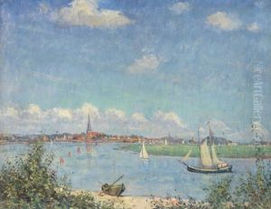 Blick Auf Travemunde by Heinrich Linde-Walther