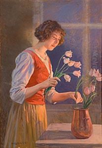 De Rosa Tulpanerna by Emil (Harald Emanuel) Lindgren