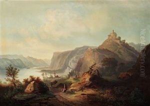 Italian Landscape From Via Appia With St Italian Landscape From Via Appia With St