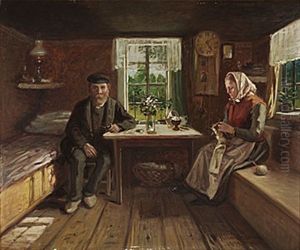 Allmogeinterior by Hilda Lindgren