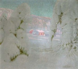 Stugor Under Snotyngda Granar by Bror Lindh