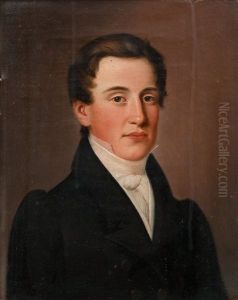 Portrait Of Carl Adolph Lemberg by Johan Erik Lindh