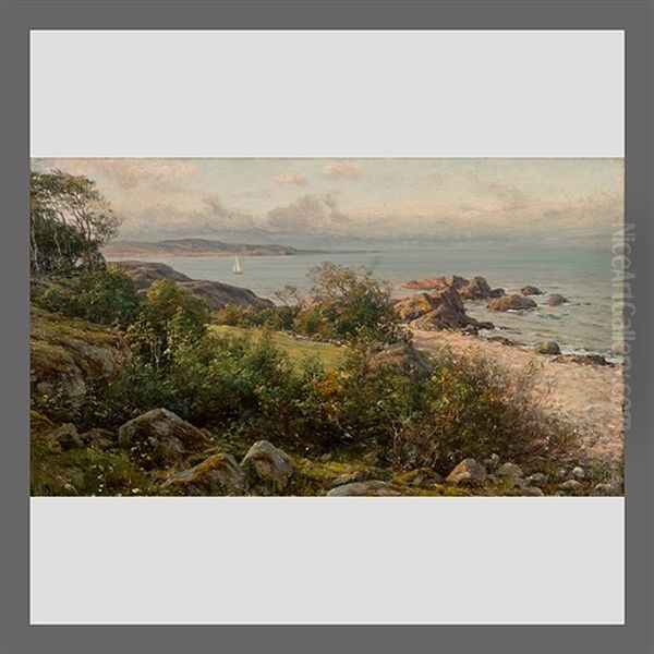 Sailboat By The Shore - view 1