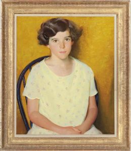 Portrait Of Peggie Polk by Gerrit Albertus Beniker