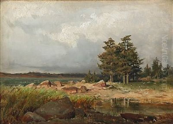 Coastal Scene At Autumn Time - view 1