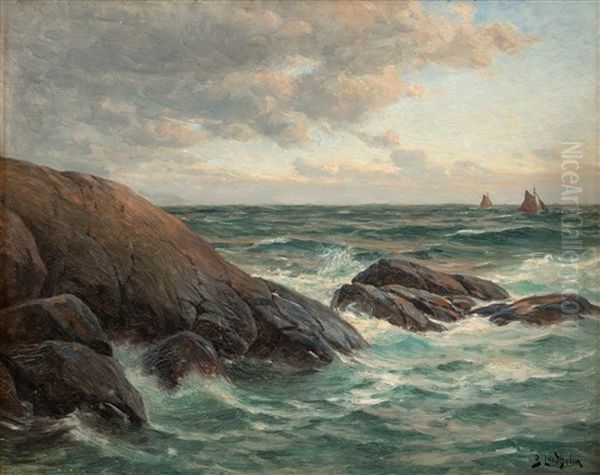 Waves Against The Shore - view 1