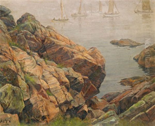 Regatta Vid Klippig Kust - view 1