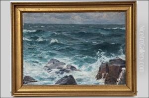 Rantakallioita - Strandklippor by Berndt Adolf Lindholm