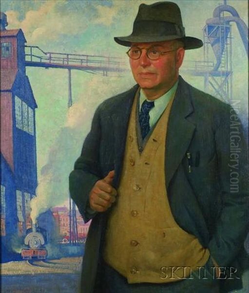 Beneker Portrait Of Theodore Wenzel - view 1