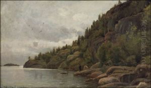 Korkeat Rantakalliot by Berndt Adolf Lindholm