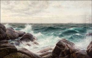 Rannikkomaisema by Berndt Adolf Lindholm