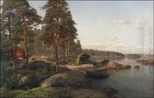 Saaristomaisema Degerosta by Berndt Adolf Lindholm