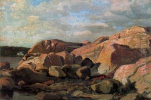 Aurinkoiset Rantakalliot by Berndt Adolf Lindholm
