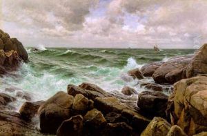 Purjehdusta Kovassa Tuulessa by Berndt Adolf Lindholm